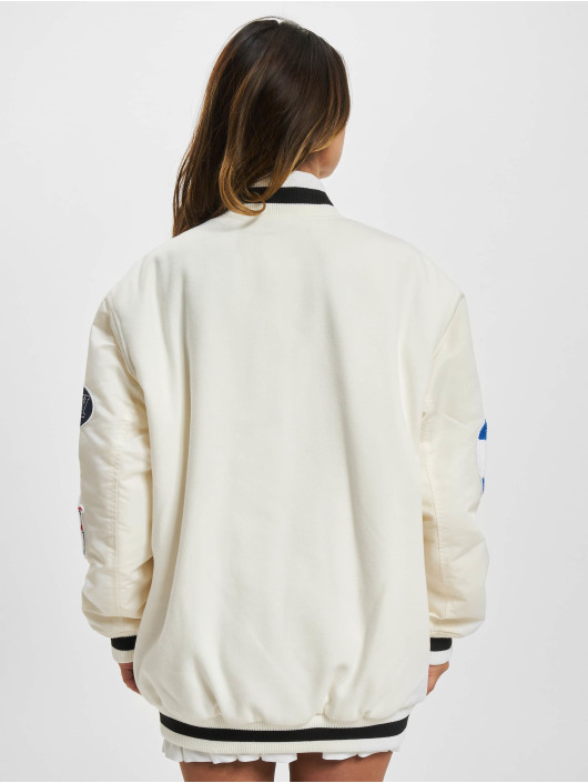 Tommy Jeans Teddy Oversized Letterman blanc