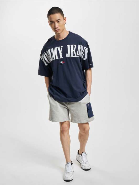 Tommy Jeans Trika Skater Archive Back Logo modrý