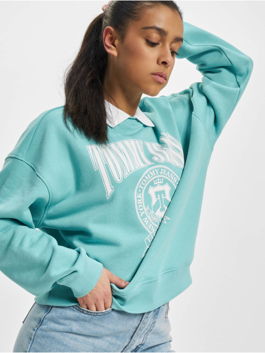 Tommy Jeans trui Varsity Polo blauw