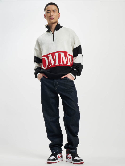 Tommy Jeans trui Oversize Block wit