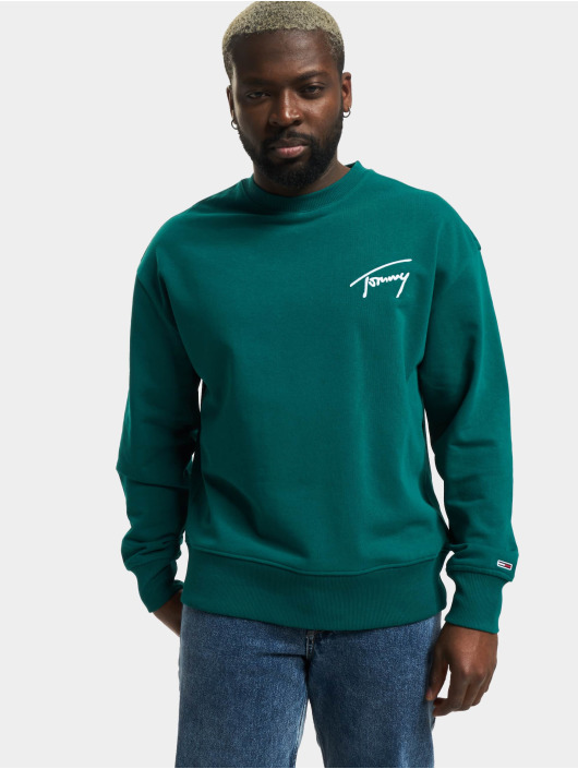 Tommy Jeans Trøjer Signature grøn