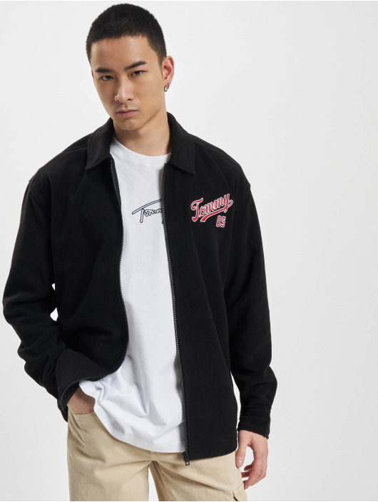 Tommy Jeans Übergangsjacke Polar Fleece Coach schwarz
