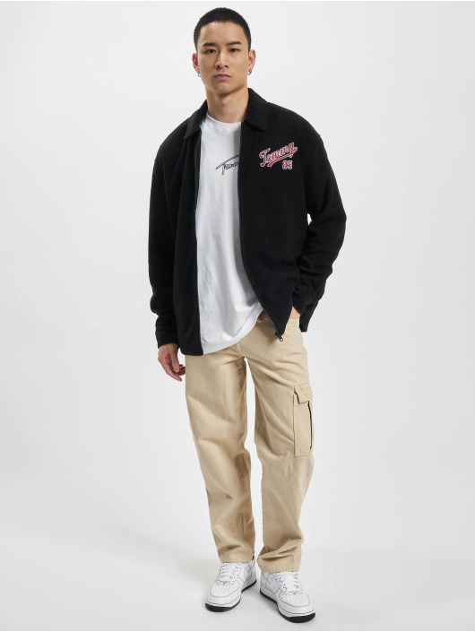 Tommy Jeans Übergangsjacke Polar Fleece Coach schwarz