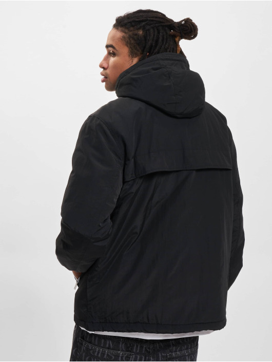 Tommy Jeans Välikausitakit Padded Solid Chicago musta