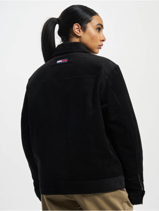 Tommy Jeans Winter Jacket Cord Trucker Denim black
