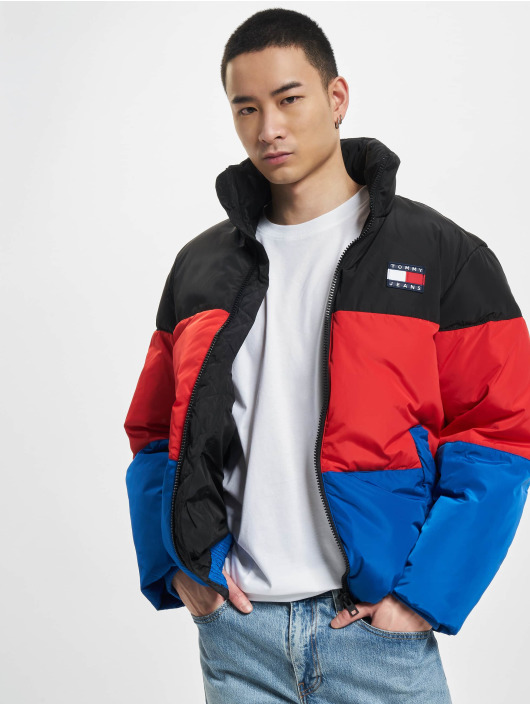 Tommy Jeans Winter Jacket Bold Stripe blue