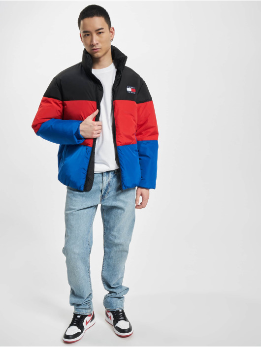 Tommy Jeans Winter Jacket Bold Stripe blue