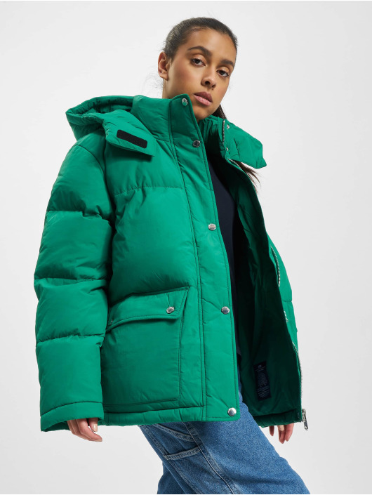 Tommy Jeans Winter Jacket A Line green