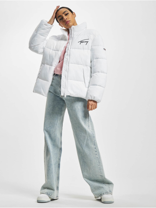 Tommy Jeans Winter Jacket Signature Modern white