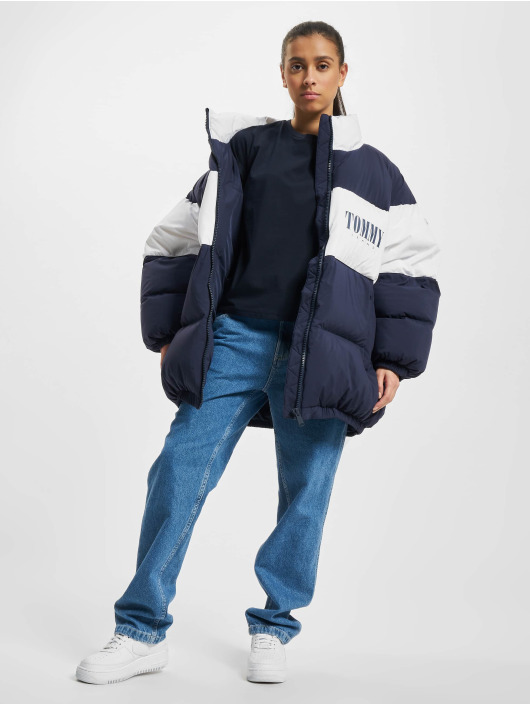 Tommy Jeans Winterjacke Oversize Fashion blau