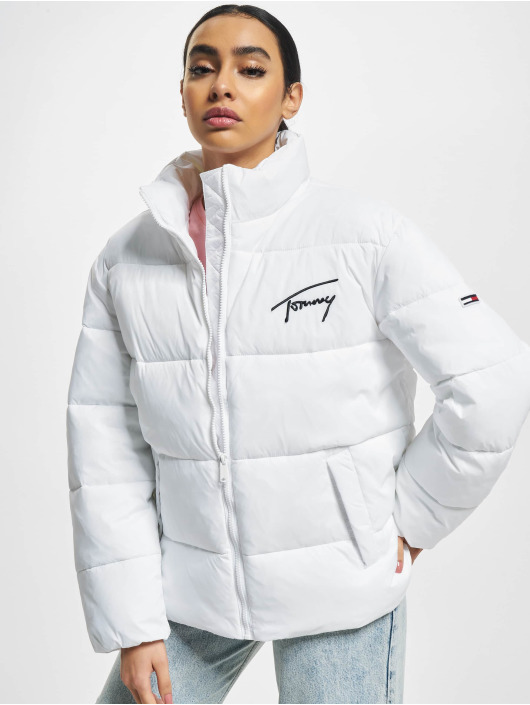 Tommy Jeans winterjas Signature Modern wit