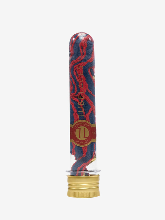 Tubelaces Shoelace Golden Flat red