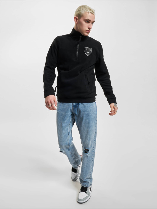 UNFAIR ATHLETICS Jersey FC Fleece Quarter Zip negro