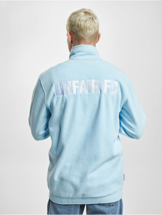 UNFAIR ATHLETICS Pullover FC Fleece Quarter Zip blau