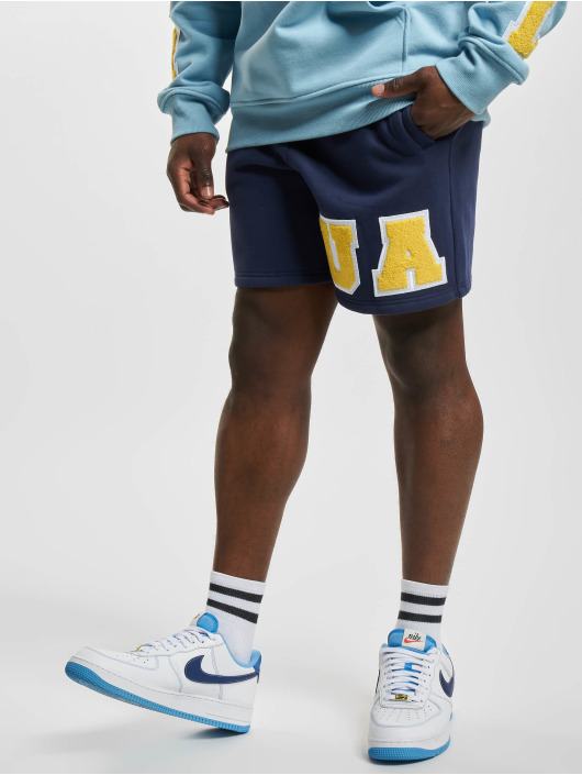 UNFAIR ATHLETICS shorts Velour Patch blauw