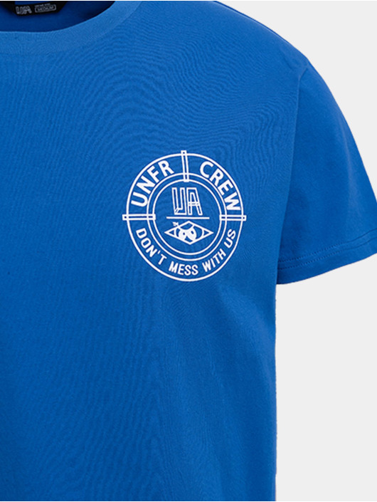 UNFAIR ATHLETICS Herren T-Shirt DMWU Backprint in blau