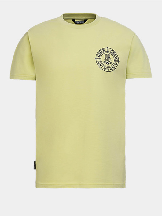UNFAIR ATHLETICS Herren T-Shirt DMWU Backprint in gelb