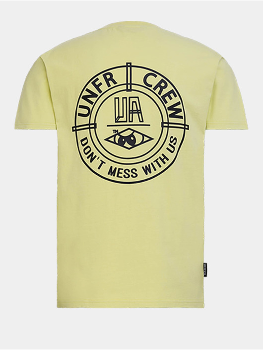 UNFAIR ATHLETICS Herren T-Shirt DMWU Backprint in gelb