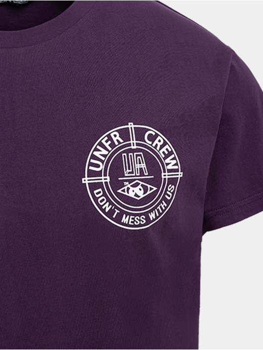 UNFAIR ATHLETICS Herren T-Shirt DMWU Backprint in violet
