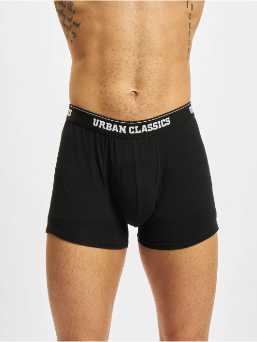 Urban Classics  Shorts boxeros Organic 3-Pack negro