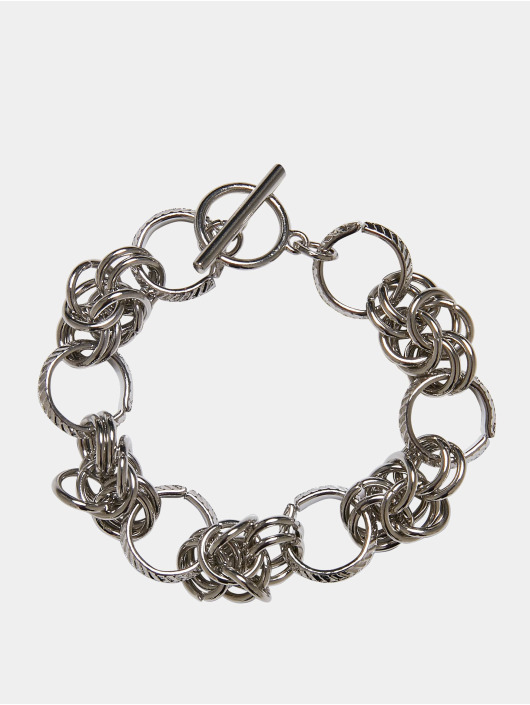 Urban Classics armband Multiring zilver