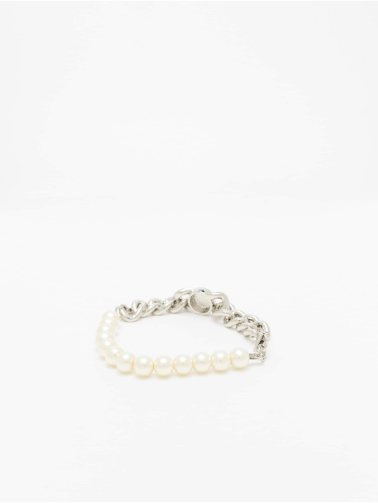 Urban Classics Armbånd Pearl Flat Chain sølv