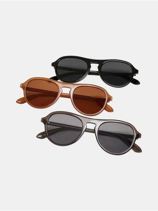 Urban Classics Aurinkolasit Kalimantan 3-Pack ruskea