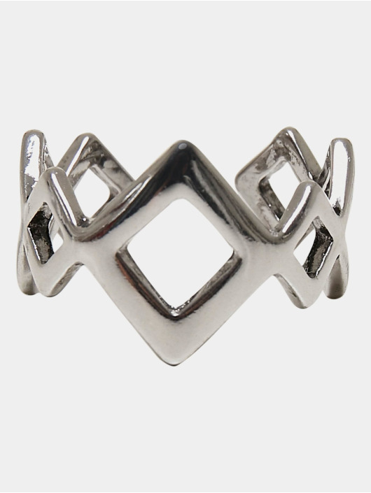 Urban Classics Autres Graphic Ring argent