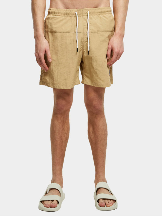 Urban Classics Badeshorts Block beige