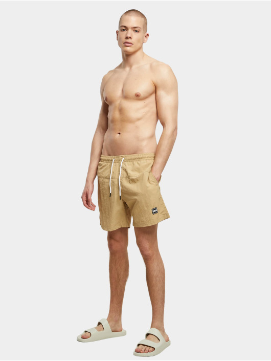 Urban Classics Badeshorts Block beige