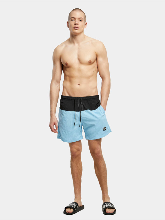 Urban Classics Badeshorts Block blau