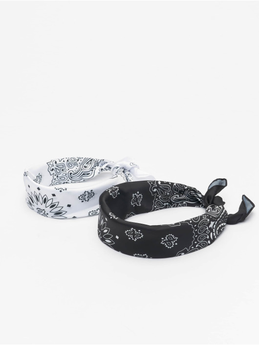 Urban Classics Bandana Satin Bandana 2-Pack in schwarz