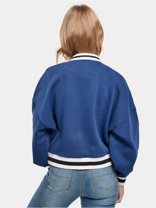 Urban Classics Baseball jack Ladies Oversized blauw
