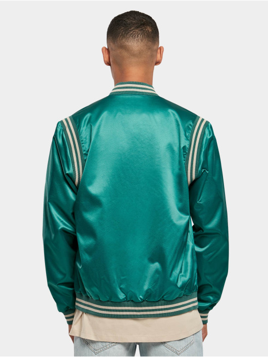 Urban Classics Baseball jack Satin groen