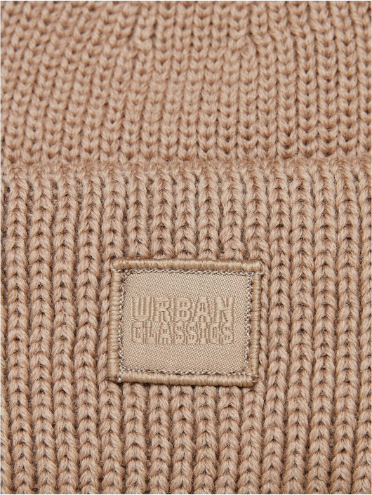 Urban Classics Beanie Knitted beige
