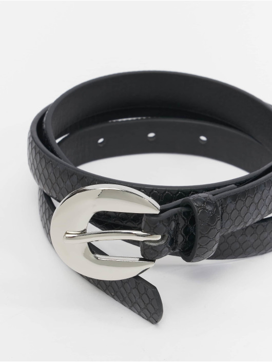 Urban Classics Belt Snake Synthetic Leather Ladies black