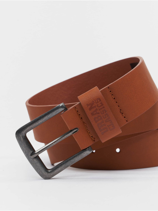 Urban Classics Belt Leather Imitation brown