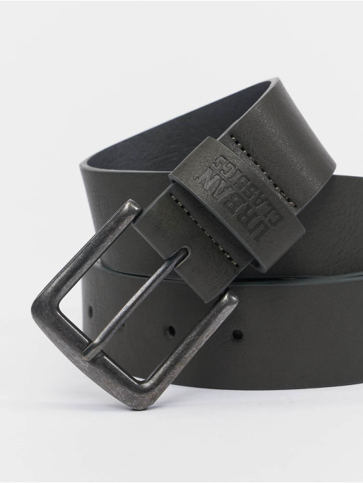 Urban Classics Belts Leather Imitation grå