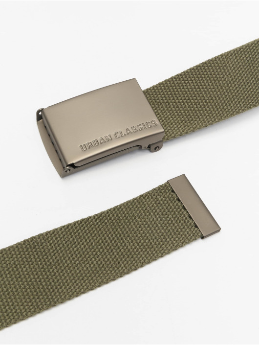 Urban Classics Belts Canvas oliven