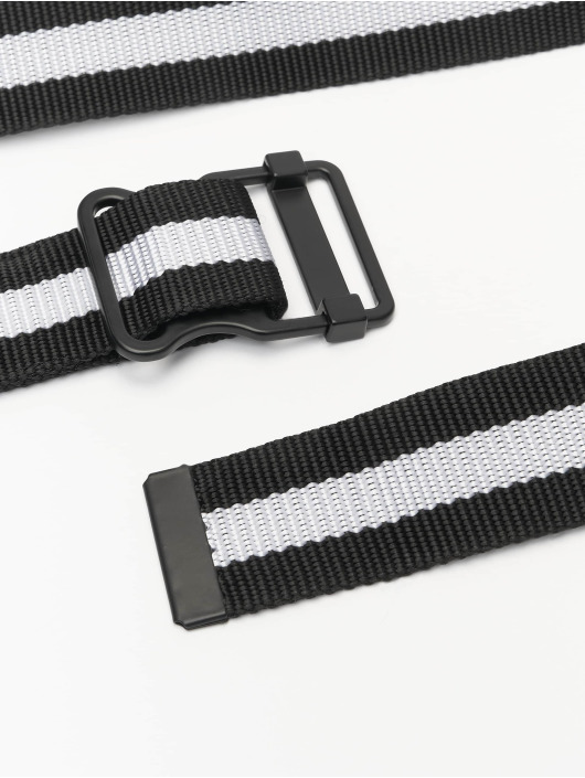 Urban Classics Belts Easy With Stripes svart