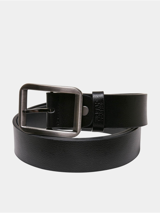 Urban Classics Belts Synthetic Leather Thorn Buckle Basic svart