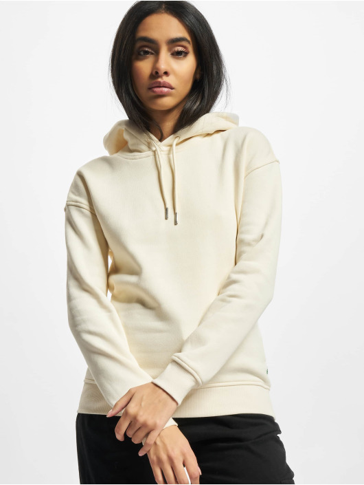 Urban Classics Bluzy z kapturem Ladies Organic bezowy