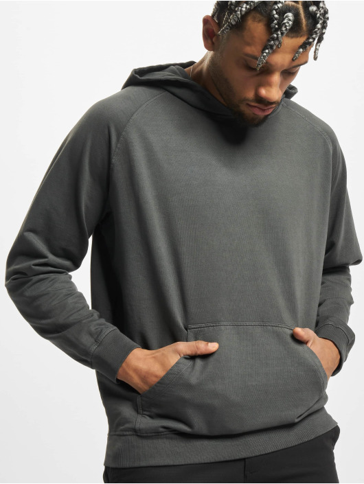 Urban Classics Bluzy z kapturem Overdyed czarny
