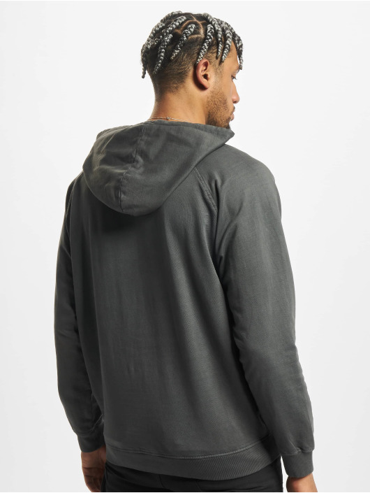 Urban Classics Bluzy z kapturem Overdyed czarny