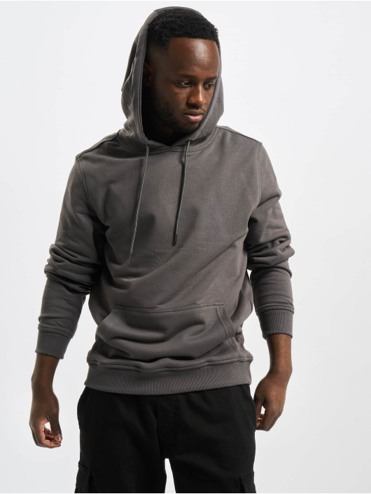 Urban Classics Bluzy z kapturem Basic Terry szary