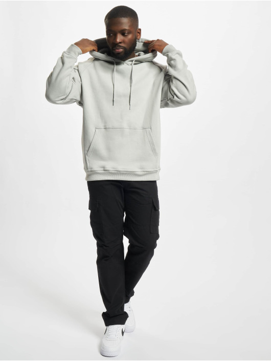 Urban Classics Bluzy z kapturem Blank szary