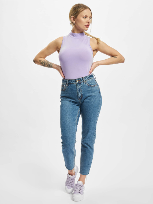 Urban Classics Body Ladies Sleeveless Turtleneck violet