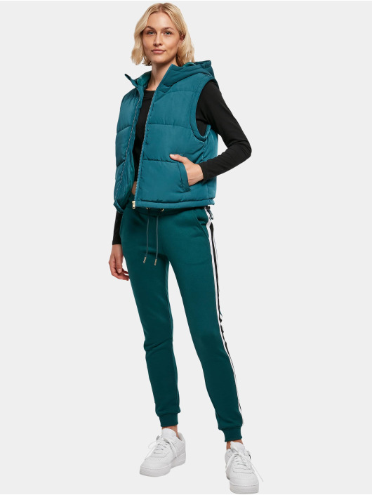 Urban Classics Bodywarmer Ladies Recycled Twill groen