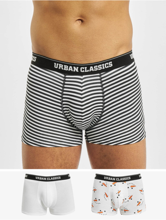 Urban Classics Boksershorts Boxer Shorts 3-Pack hvit