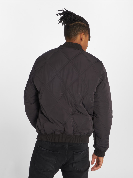 Urban Classics Bomber jacket Big Diamond Quilt black